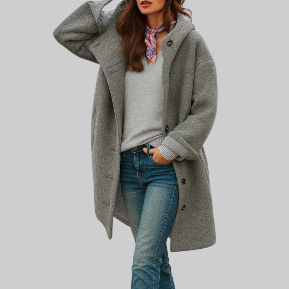 Freja | mittellanger, bequemer Alltagsmantel