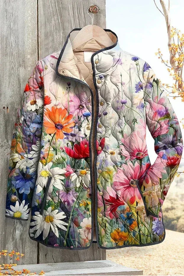 Sybille™ | Steppjacke mit Sommerwiese