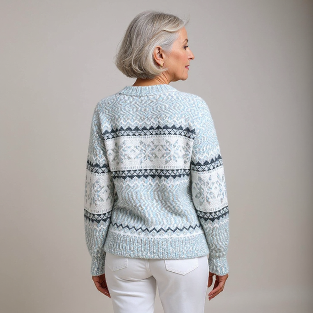 Brunhilde™ | Pullover mit Schneekristallen
