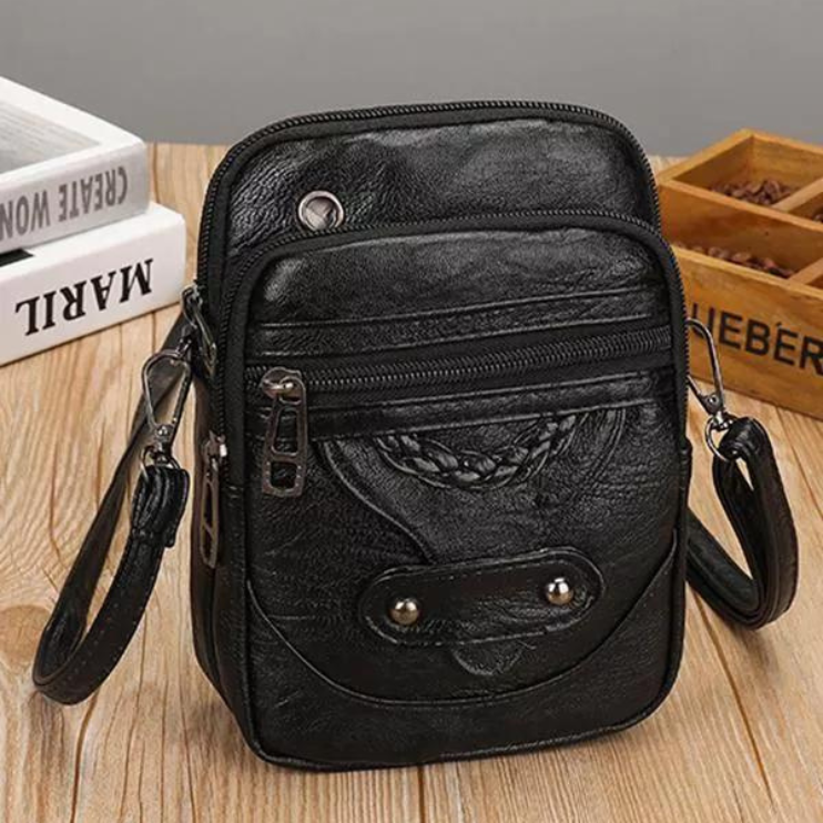 Laura™ | Strukturierte Veganes Lederhandtasche