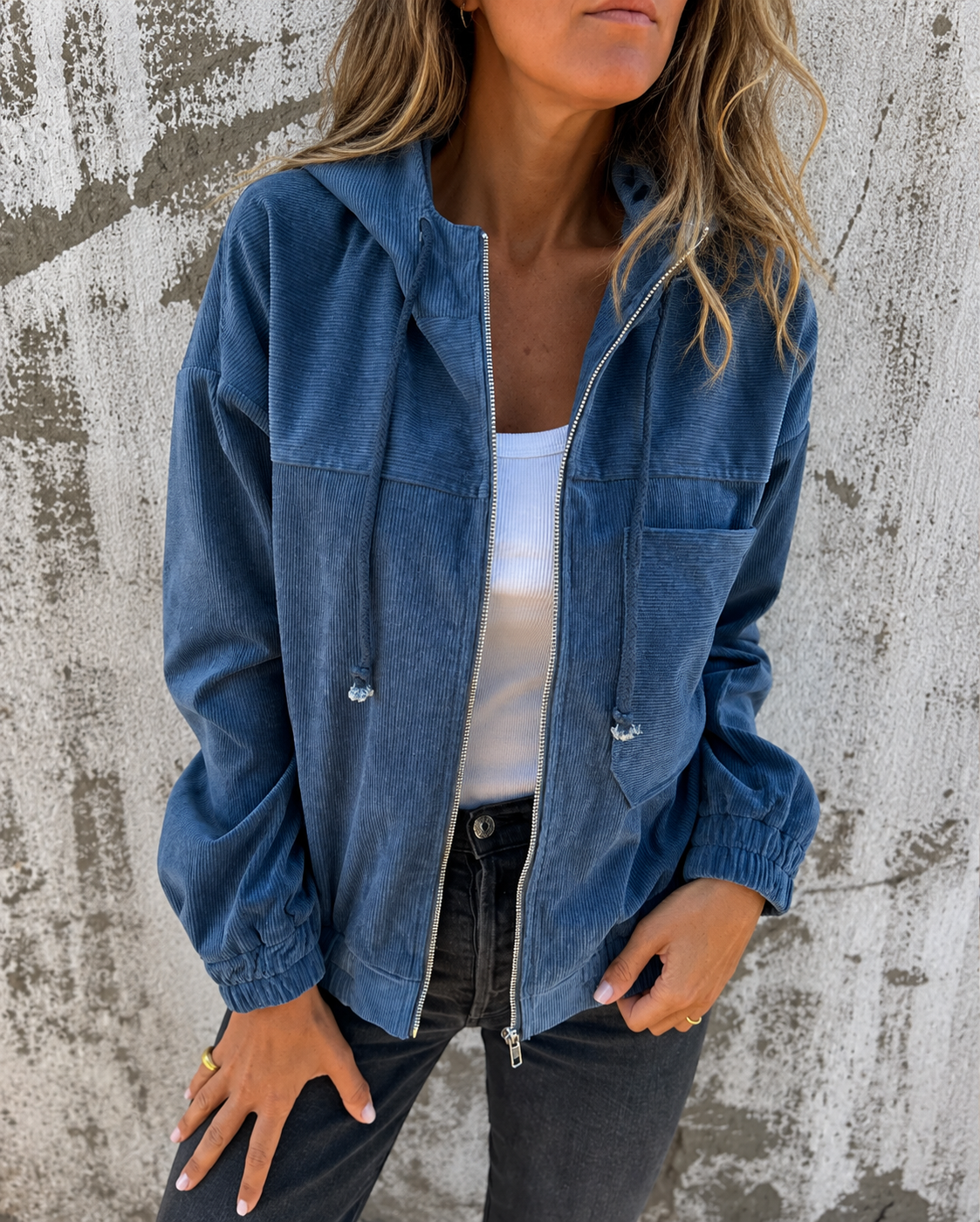Silvia | Leichte Kapuzenjacke