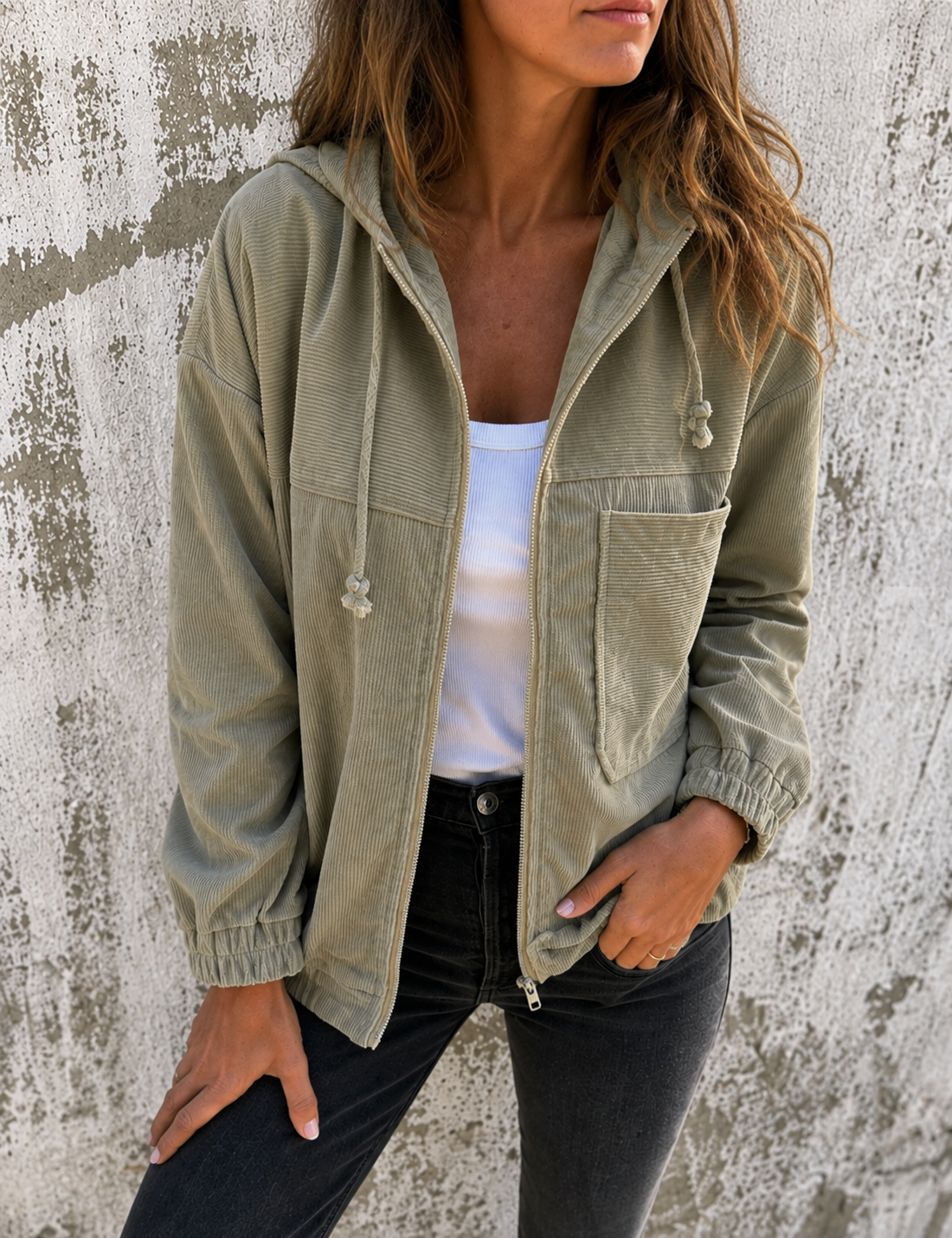 Silvia | Leichte Kapuzenjacke
