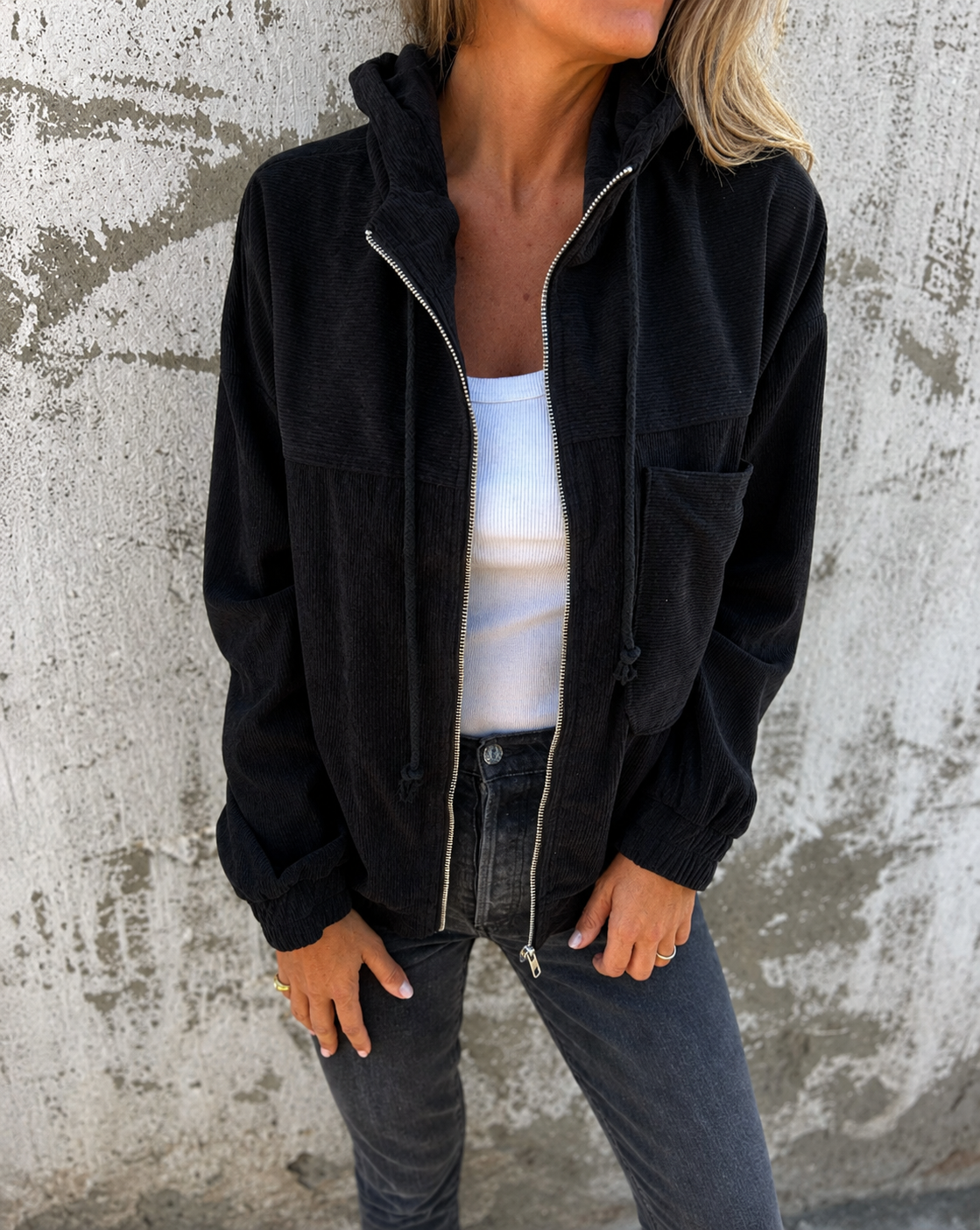 Silvia | Leichte Kapuzenjacke