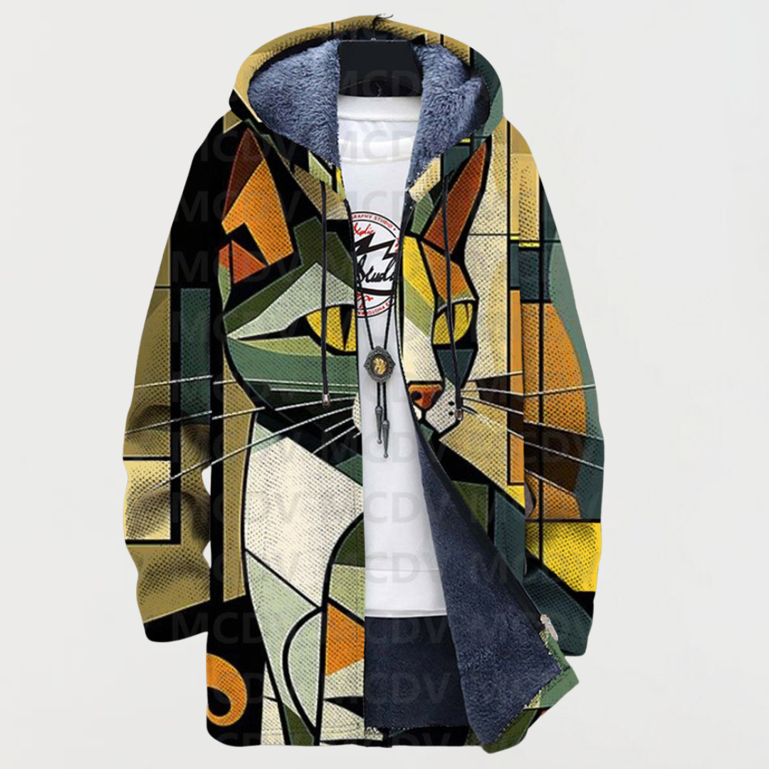 Regina™ | Kapuzenjacke mit Katzenmotiv