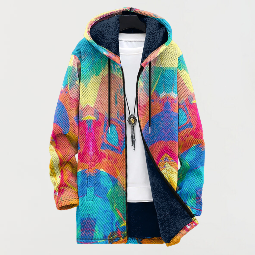 Stefanie™ | Kapuzenjacke im Farbrausch