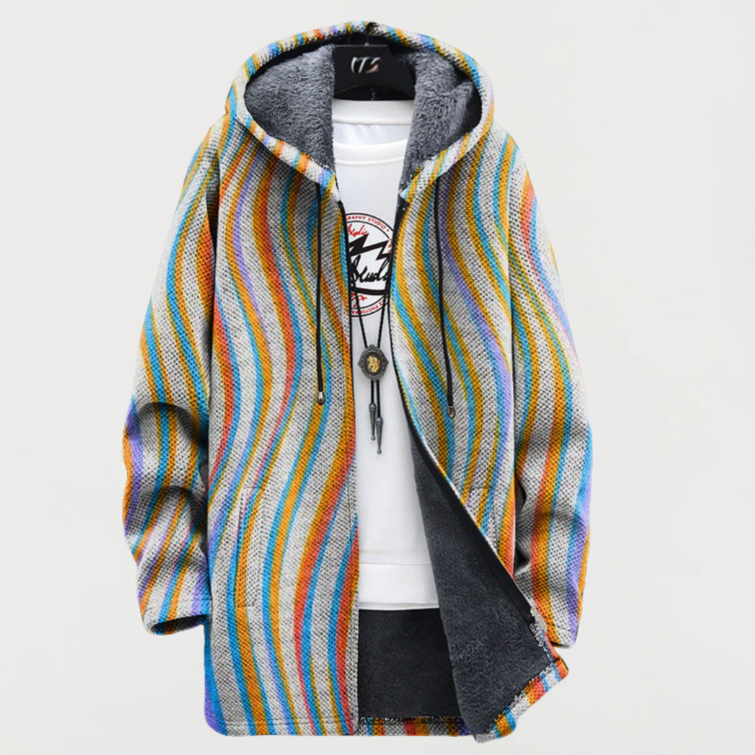 Tanja™ | Kapuzenjacke mit Wellenstreifen