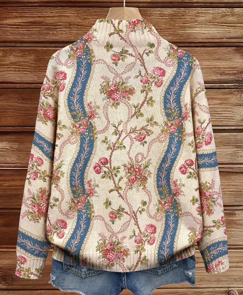 Cornelia™ | Cardigan mit Rosenranken