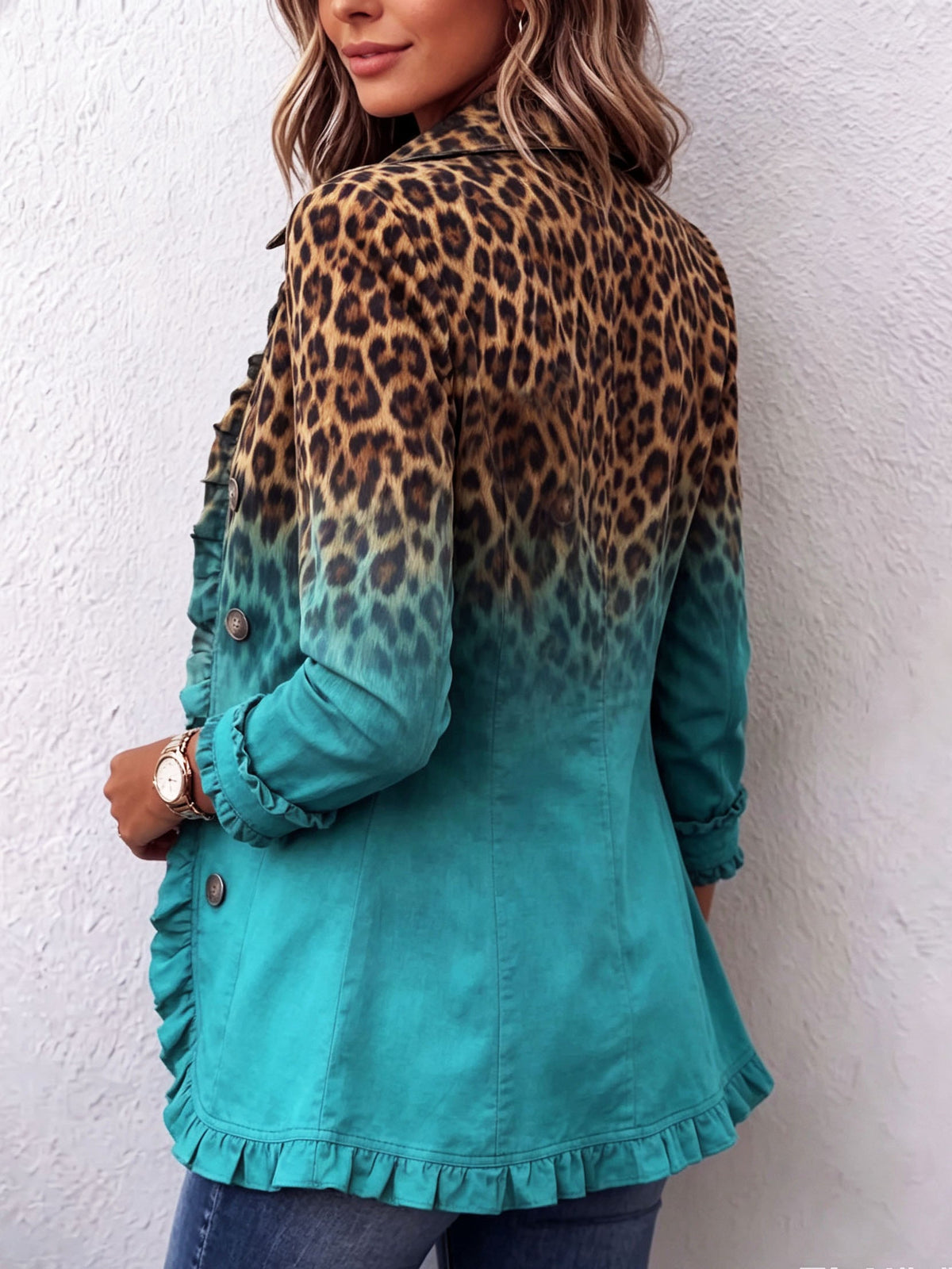 Barbara™ | Blazer im Leoparden-Verlauf